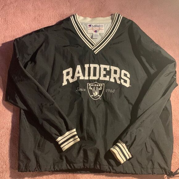 Vintage Champion Las Vegas Raiders Pullover - Picture 1 of 6